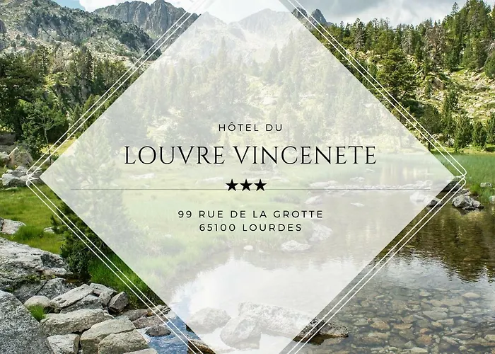 ホテル Louvre Vincenette ルルド